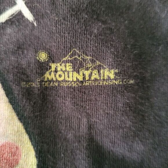 The Mountain Pitbulls Steal Your Heart T-Shirt Women's 2XL Black Tie Dye USA Dog - Picture 3 of 8